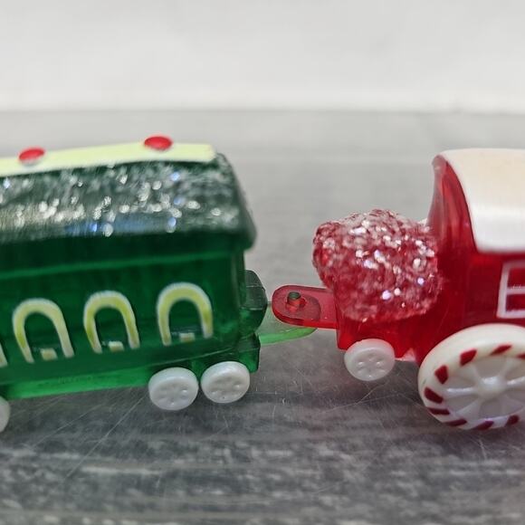 Vintage Hallmark Merry Miniatures Sweet Express Train Set of 2 1988•1989 [139] - Picture 5 of 16